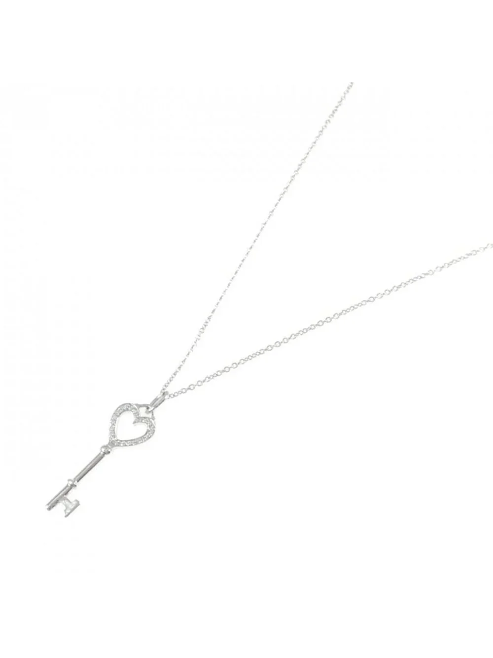 Tiffany & Co Heart Key Mini Necklace